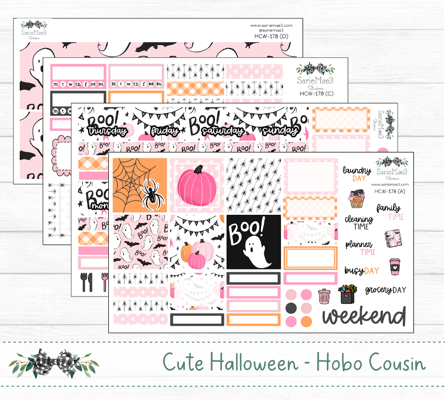 Hobonichi Cousin Kit, Cute Halloween, HCW-178