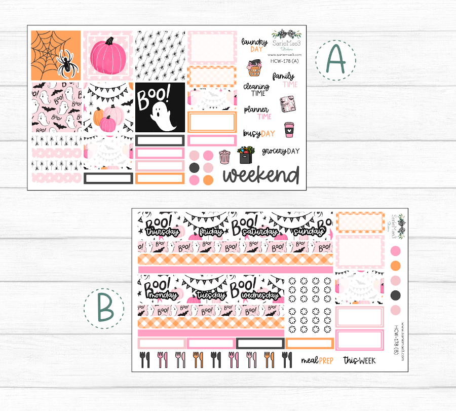 Hobonichi Cousin Kit, Cute Halloween, HCW-178