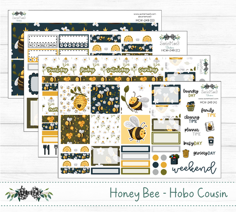 Hobonichi Cousin Kit, Honey Bee, HCW-249