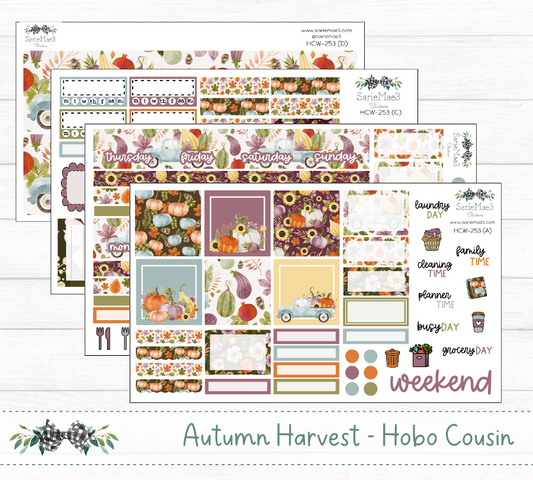 Hobonichi Cousin Kit, Autumn Harvest, HCW-253