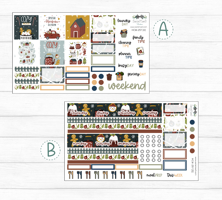 Hobonichi Cousin Kit, Nordic Christmas, HCW-257