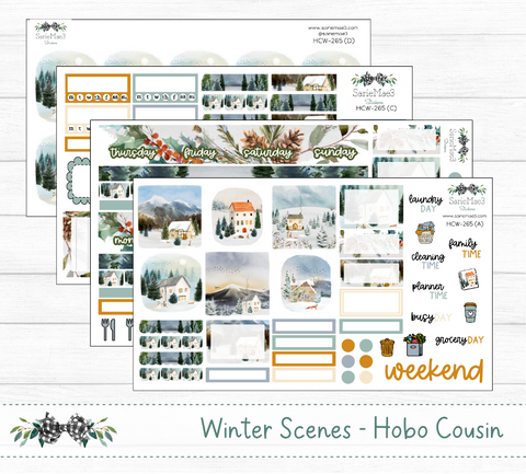 Hobonichi Cousin Kit, Winter Scenes, HCW-265