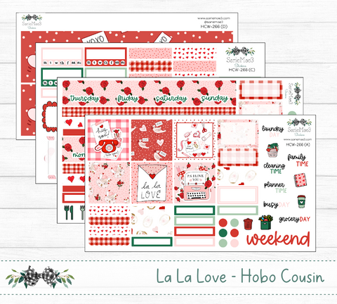 Hobonichi Cousin Kit, La La Love, HCW-266