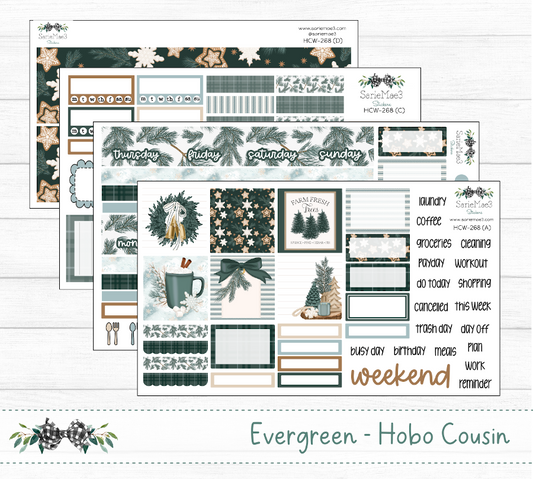 Hobonichi Cousin Kit, Evergreen, HCW-268