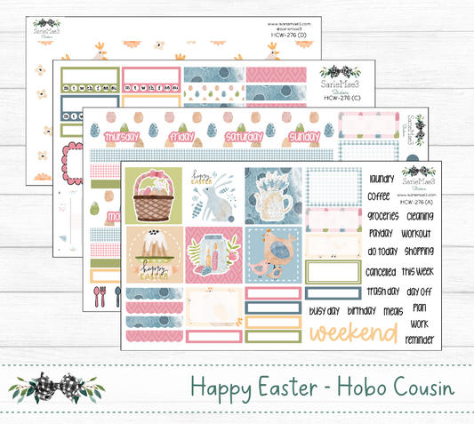 Hobonichi Cousin Kit, Happy Easter, HCW-276