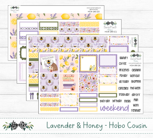 Hobonichi Cousin Kit, Lavender & Honey, HCW-280