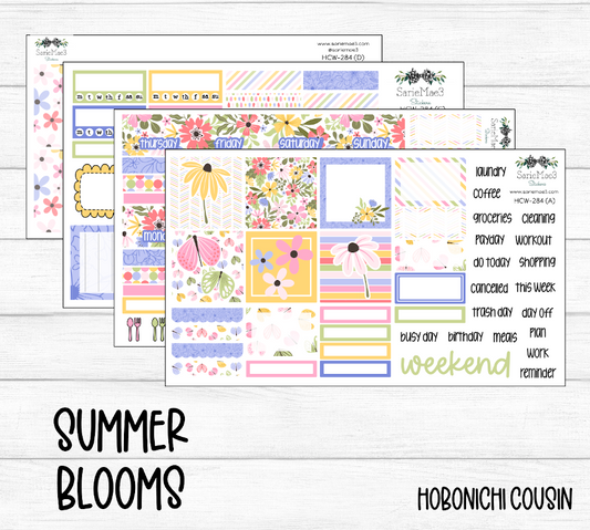 Hobonichi Cousin Kit, Summer Blooms, HCW-284