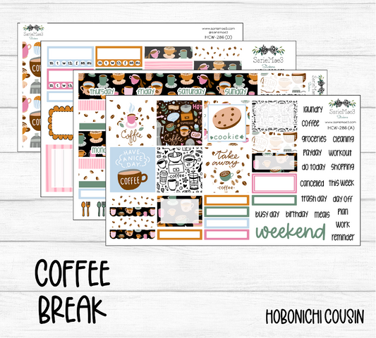 Hobonichi Cousin Kit, Coffee Break, HCW-286