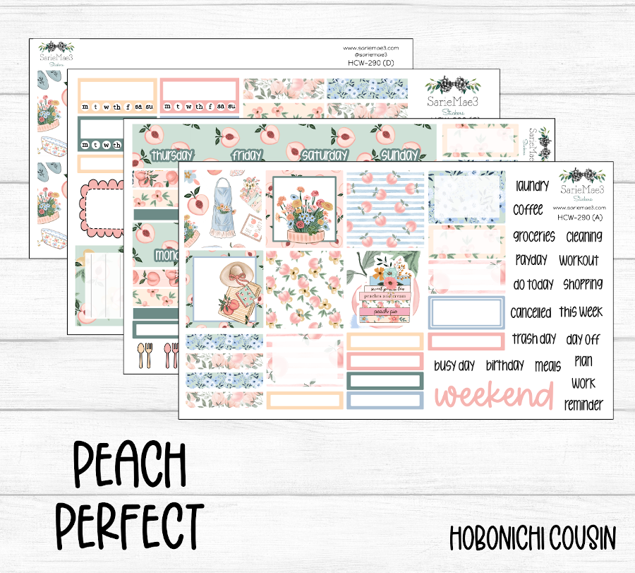 Hobonichi Cousin Kit, Peach Perfect, HCW-290