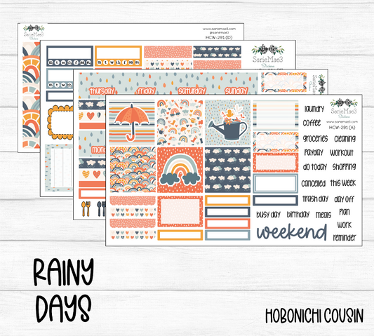 Hobonichi Cousin Kit, Rainy Days, HCW-291