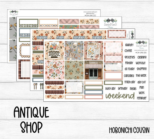 Hobonichi Cousin Kit, Antique Shop, HCW-292