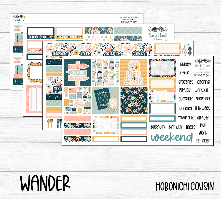 Hobonichi Cousin Kit, Wander, HCW-293