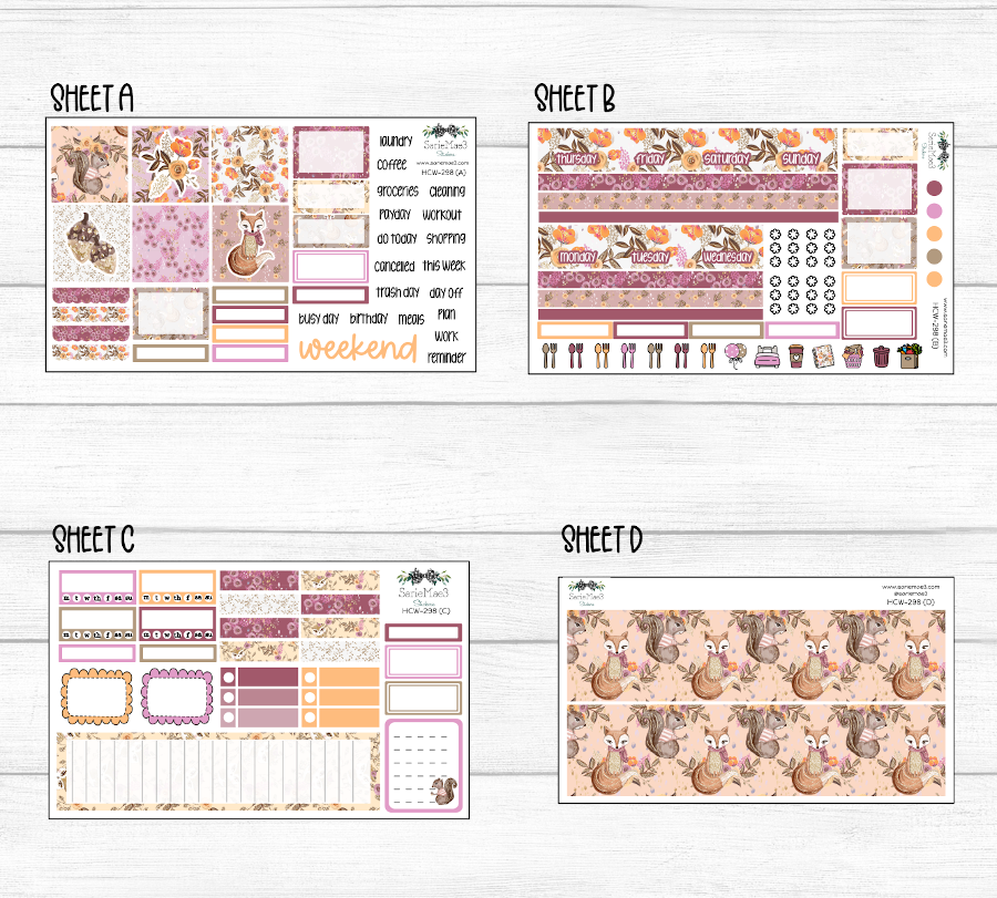 Hobonichi Cousin Kit, Woodland Fox, HCW-298