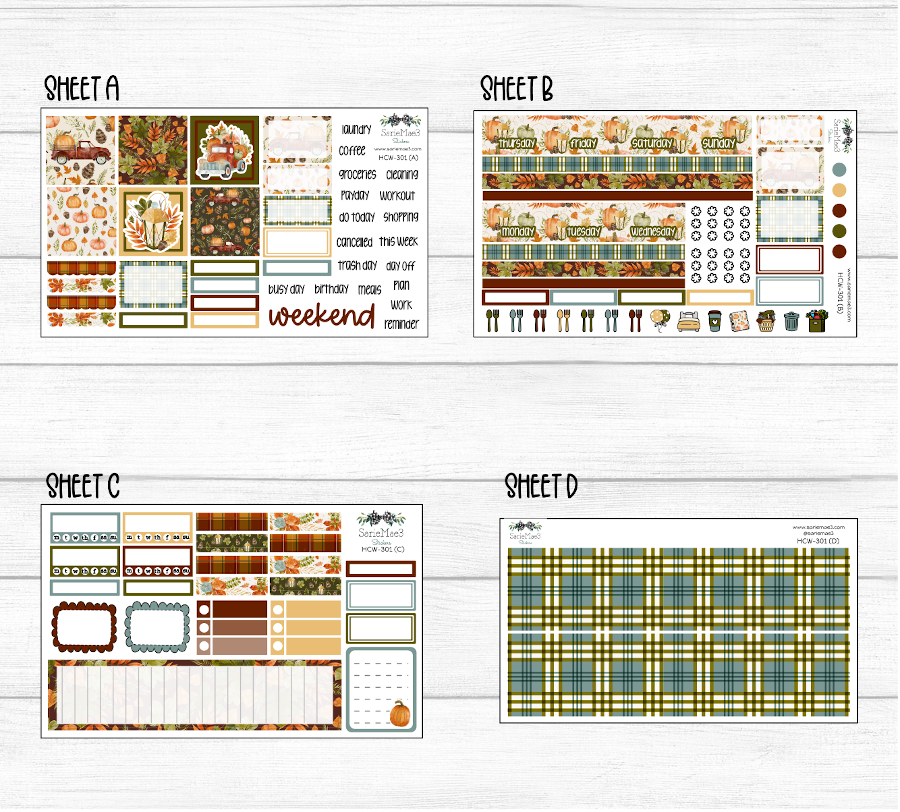 Hobonichi Cousin Kit, Orchard, HCW-301