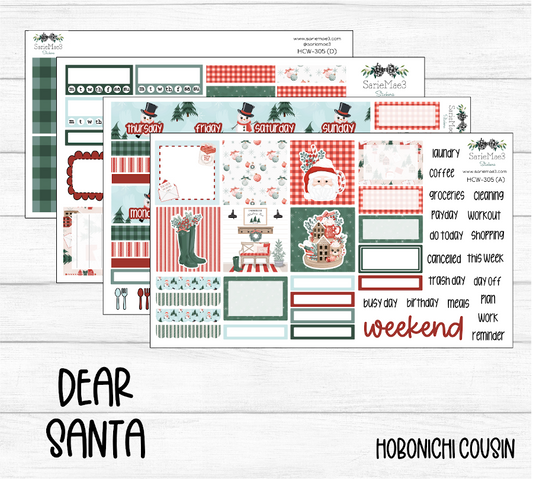 Hobonichi Cousin Kit, Dear Santa, HCW-305