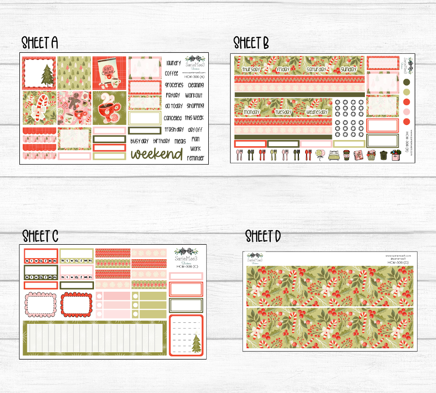 Hobonichi Cousin Kit, Christmas Treats, HCW-306