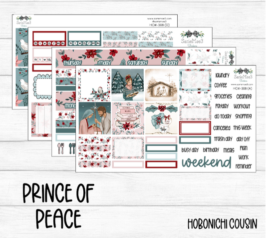 Hobonichi Cousin Kit, Prince of Peace, HCW-308