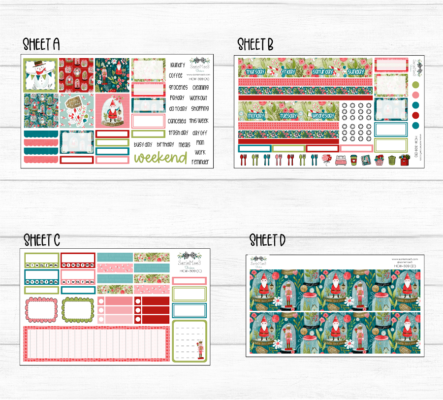 Hobonichi Cousin Kit, Whimsy Christmas, HCW-309