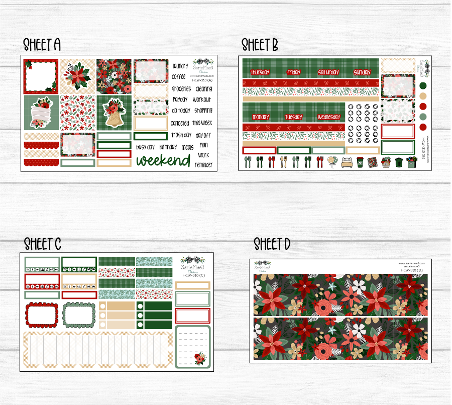 Hobonichi Cousin Kit, Berry Merry, HCW-310