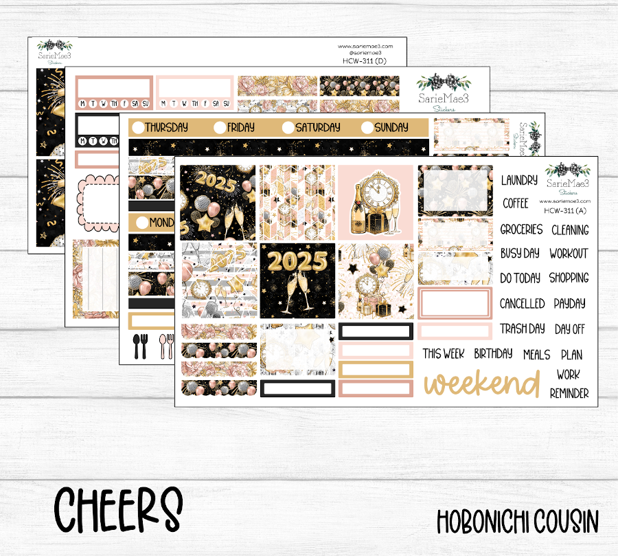 Hobonichi Cousin Kit, Cheers, HCW-311