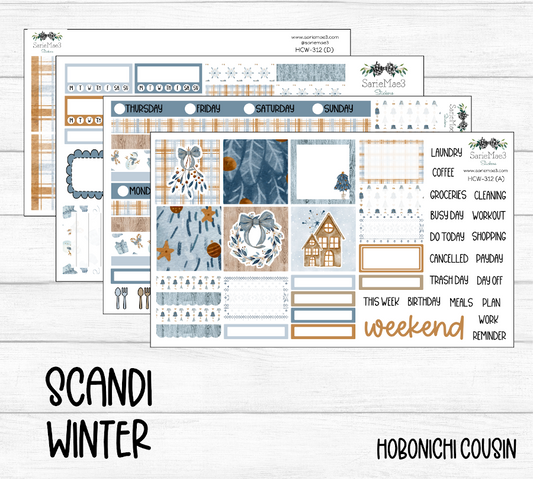 Hobonichi Cousin Kit, Scandi Winter, HCW-312