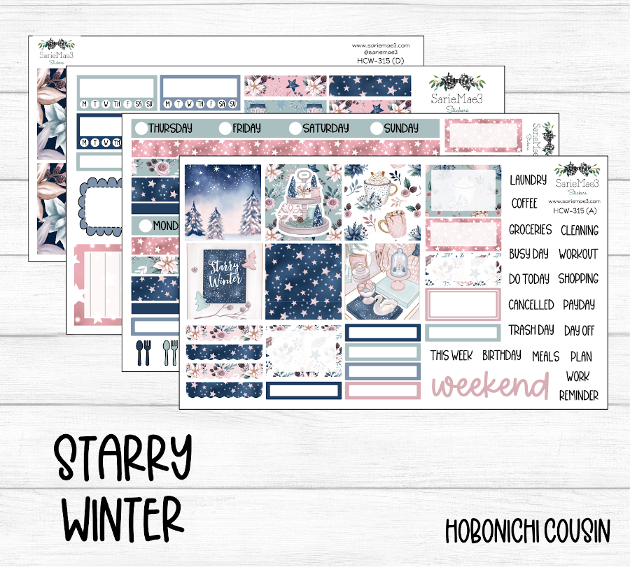 Hobonichi Cousin Kit, Starry Winter, HCW-315