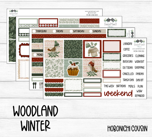 Hobonichi Cousin Kit, Woodland Winter, HCW-316