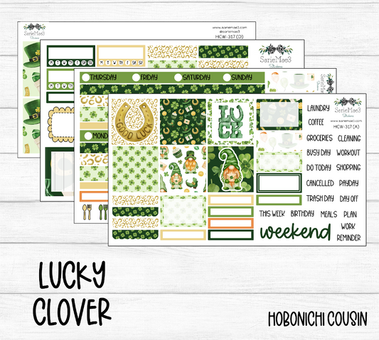 Hobonichi Cousin Kit, Lucky Clover, HCW-317