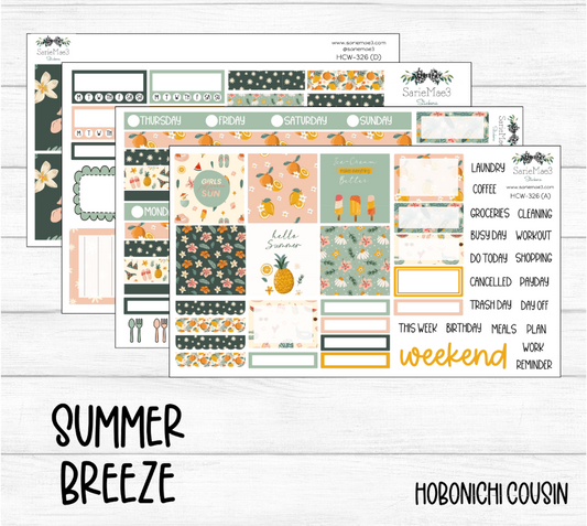 Hobonichi Cousin Kit, Summer Breeze, HCW-326
