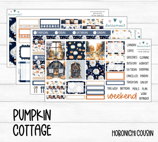 Hobonichi Cousin Kit, Pumpkin Cottage, HCW-339