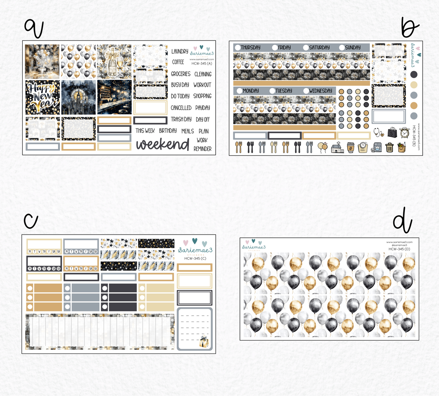 Hobonichi Cousin Kit, New Year, HCW-345