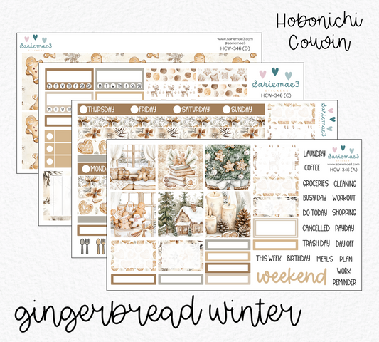 Hobonichi Cousin Kit, Gingerbread Winter, HCW-346