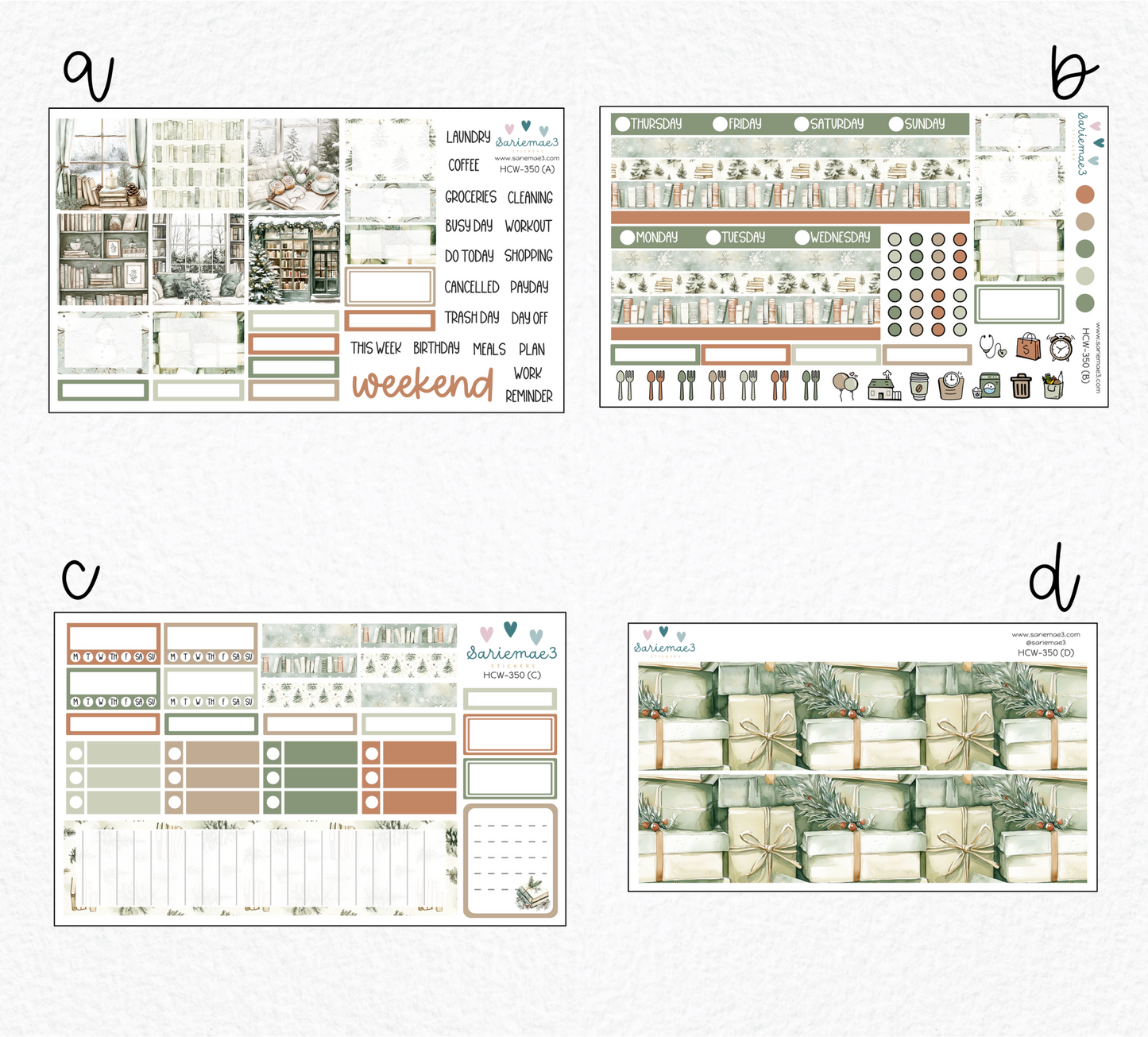 Hobonichi Cousin Kit, Cozy Reading, HCW-350