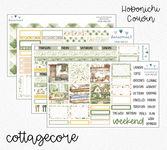 Hobonichi Cousin Kit, Cottagecore, HCW-352