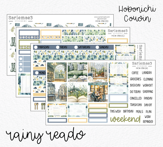 Hobonichi Cousin Kit, Rainy Reads, HCW-356