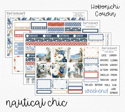 Hobonichi Cousin Kit, Nautical Chic, HCW-358