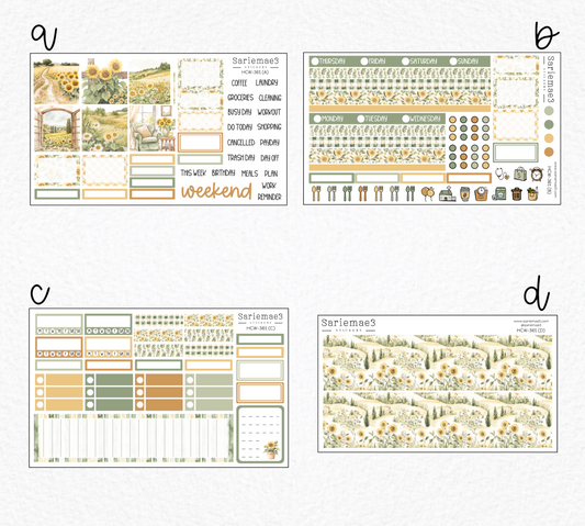 Hobonichi Cousin Kit, Sunflower Bliss, HCW-361