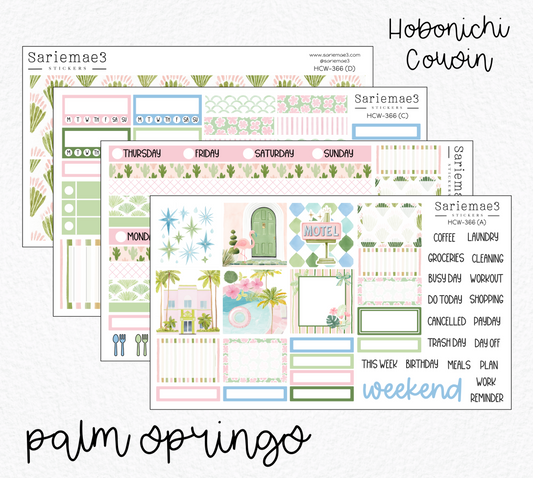 Hobonichi Cousin Kit, Palm Springs, HCW-366