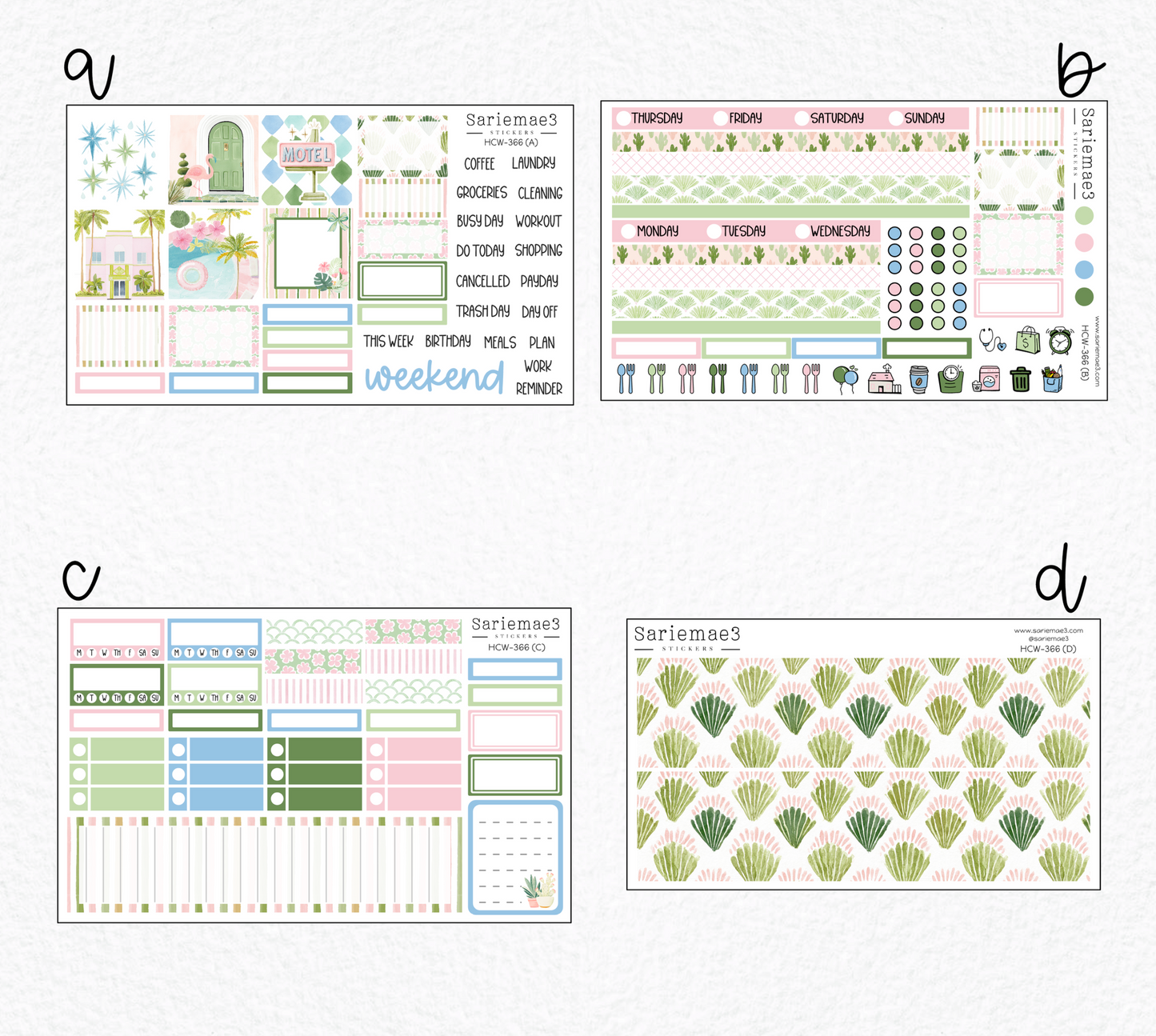 Hobonichi Cousin Kit, Palm Springs, HCW-366