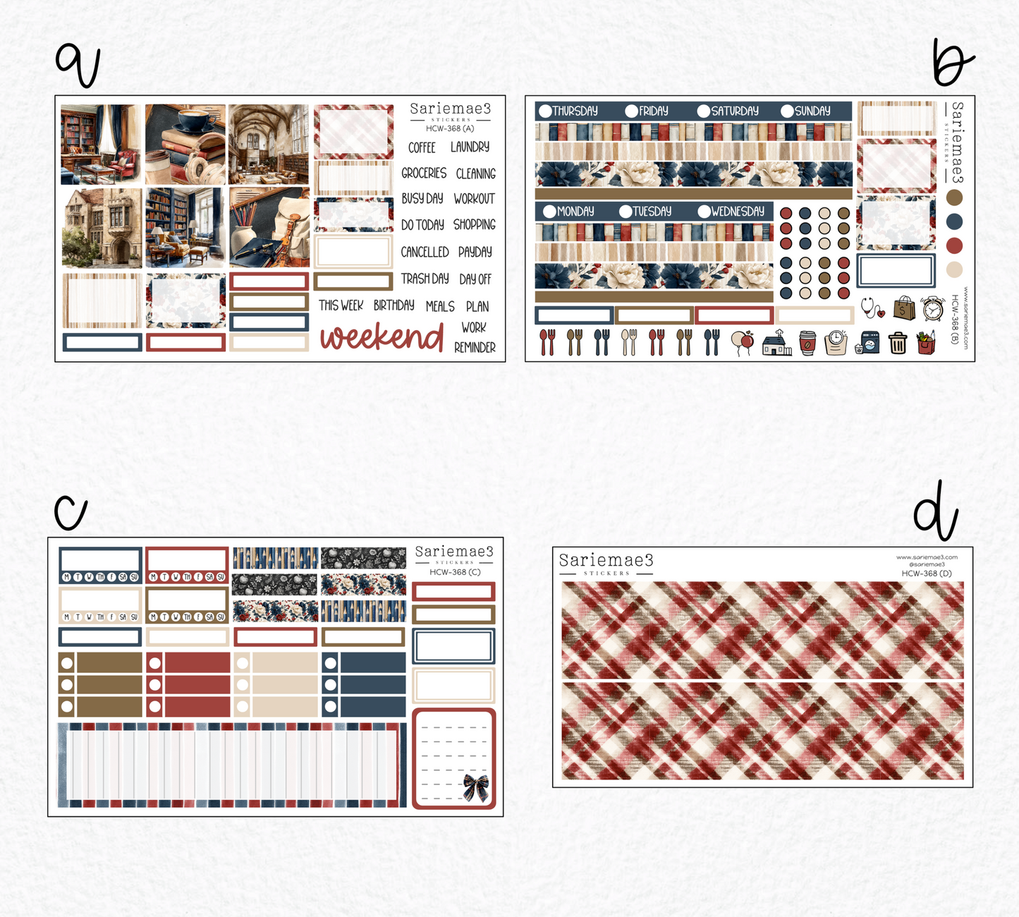 Hobonichi Cousin Kit, Academic, HCW-368