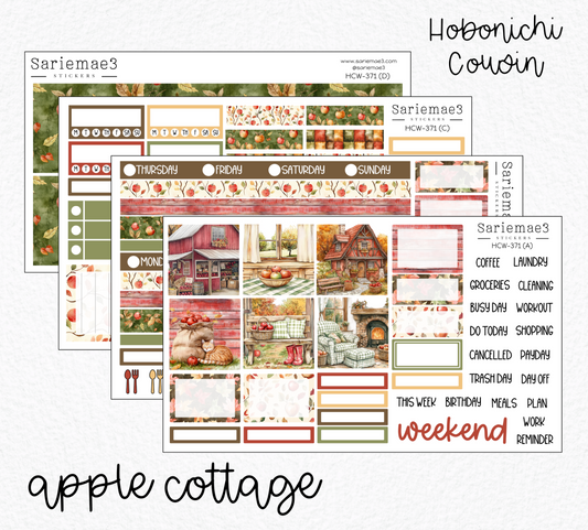 Hobonichi Cousin Kit, Apple Cottage, HCW-371