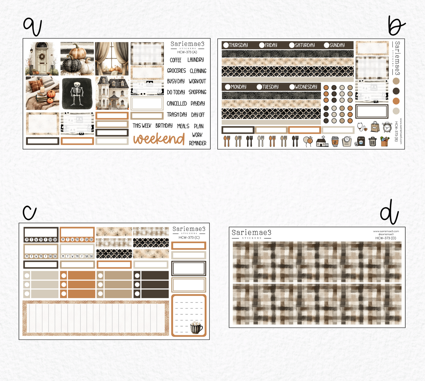 Hobonichi Cousin Kit, Cozy Haunt, HCW-373