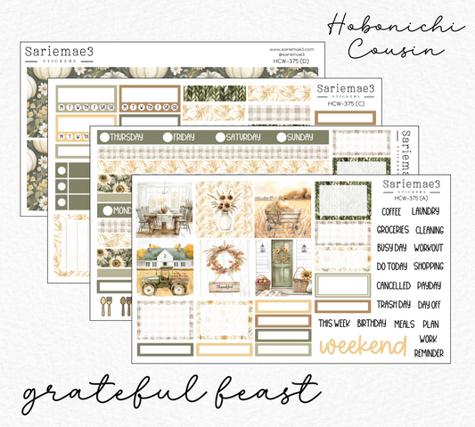 Hobonichi Cousin Kit, Grateful Feast, HCW-375