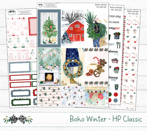 Happy Planner Weekly Kit, Boho Winter, HP-225