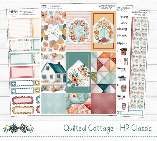 Happy Planner Weekly Kit, Quilted Cottage, HP-250