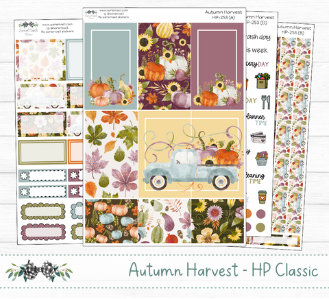 Happy Planner Weekly Kit, Autumn Harvest, HP-253
