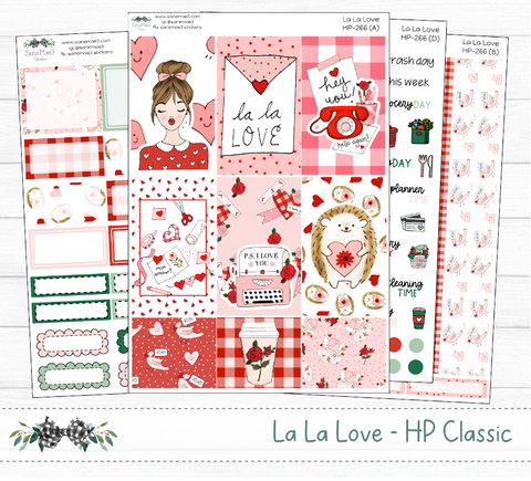 Happy Planner Weekly Kit, La La Love, HP-266