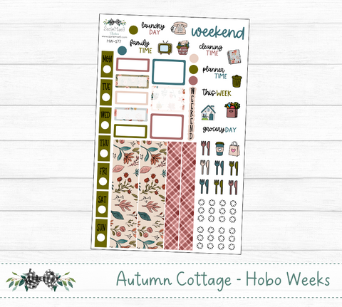 Hobonichi Weeks Kit, Autumn Cottage, HW-177