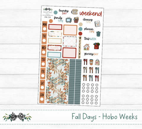 Hobonichi Weeks Kit, Fall Days, HW-216