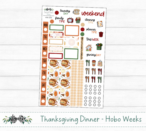Hobonichi Weeks Kit, Thanksgiving Dinner, HW-255